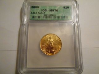 2000 $10.  00 Gold Eagle photo