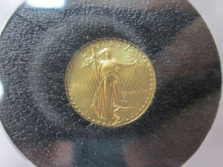 1987 American Gold Eagle 1/10th Oz Bu photo