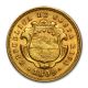 Costa Rica 5 Colones Gold Coin - Random Year - Average Circulated - Sku 51405 Gold photo 1