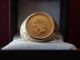 Vintage Solid 14k Gold $2.  5 Peso Mexican 22k Gold Coin Ring Not Scrap Gold photo 9