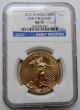 2012 - W Eagle Gold $50.  Certified Ngc Ms 70.  Early Release. Gold photo 2