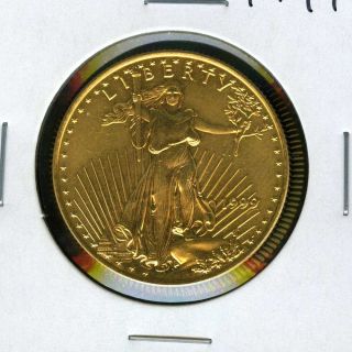 1999 $25 American Gold Eagle Uncirculated ½ Troy Ounce Yw746 photo