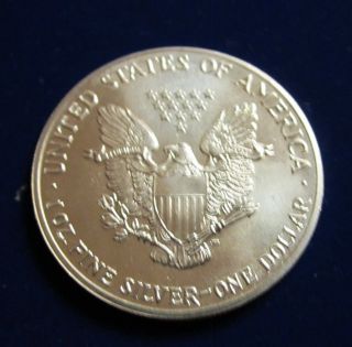1989 American Eagle 1 Oz Of Pure Silver, photo