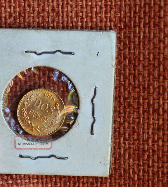 1945 Gold Dos Pesos