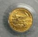 1987 - 1/10 Oz.  Gold American Eagle $5 - Pcgs Ms 69 Gold photo 2
