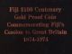 1974 Fiji Islands $100 Gold Proof Coin Commemorate Cession To Great Britain Gold photo 4