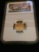 2014 $5 Gold Ms 70 1/10 Ounce Of Pure Goldwest Point Ngc Gold photo 1