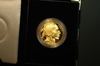 2006 - W 1 Oz Proof Gold Buffalo Coin With Box And Wallet photo