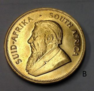 One Ounce Gold 1979 South African Krugerrand One Ounce Fine Gold photo