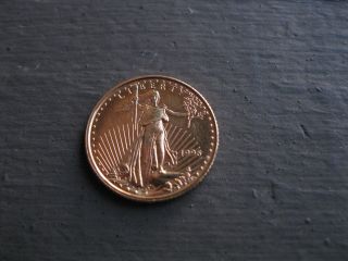 1996 1/10 Oz $5 American Gold Eagle Coin - Uncirculated photo