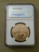 2010 1 Oz Gold American Eagle Ms - 70 Ngc Gold photo 1