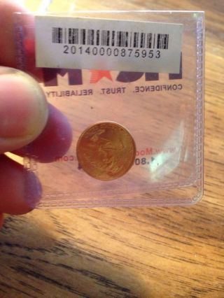 2014 1/10 Troy Oz Gold American Eagle $5 Coin Sku29730 photo