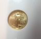 Usa 2002 Fine Gold American Eagle Coin $5 1/10 Oz Ngc Ms 69 Gold photo 2