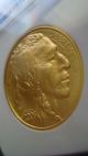 2008 - W Ngc Ms70 Early Release $50 Gold Buffalo.  9999 One Ounce 24k Gold photo 3