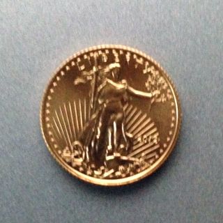 1/10 Oz Gold American Eagle (random Year) photo