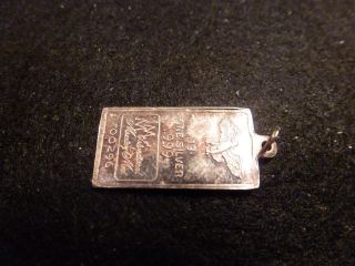 Miniature Imm 999 Silver One Gram Bar 13/16 