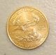 2013 1/10 Oz $5 American Gold Eagle Bullion Coin,  Uncirculated Scratched Gold photo 1
