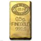 1/2 Gram Gold Bar - Istanbul Gold Refinery In Assay Packaging Gold photo 2