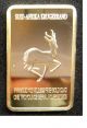 Gold Bar 1 Oz Lion Krugerrand 100 Mills.  999 24k 1 Ounce Fine Bullion Ingot Gold photo 1