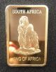 4 X 1 Gold Bar Gorilla Krugerrand 100 Mills.  999 24k 1 Oz Fine Bullion Ingot Gold photo 1