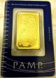 1 Oz Pamp Suisse Gold Bar (in Assay) Troy Ounce Fine Gold Gold photo 1