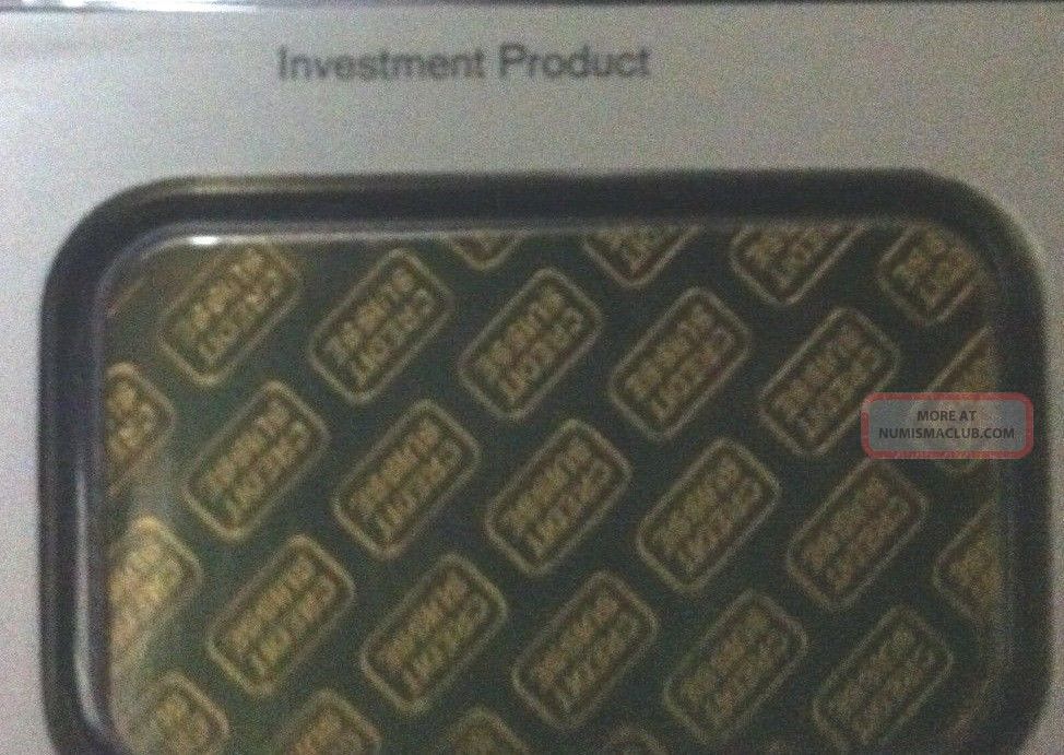 Credit Suisse 1oz 999 9 Fine Gold Bar W/ Assay Certificate