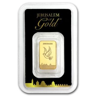 Dove Of Peace 2.  5 Gram Gold Bar | Holy Land Limited Mintage photo