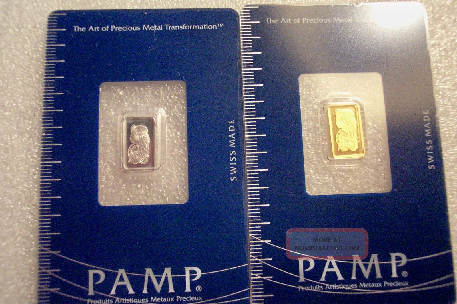 1 Gram Solid Gold Bar 999. 9 Fortuna Pamp Suisse &1 Gram Fortuna Platinum 999. 5