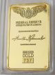 24k Gold Plated Bar Fort Knox Federal Reserve 1936 Usa - Rare,  Serial Number Gold photo 1