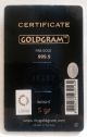 5 Gram 999.  9 24k Fine Gold Igr Bar W/ Lbma Cert & - Gold photo 1