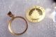 14 Kt Solid Gold Coin Bezel For 1/20th Oz Gold China Panda Coin (not Suisse Coin China photo 1