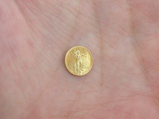 24kt Yellow Gold 9 Mm Miniature Round photo