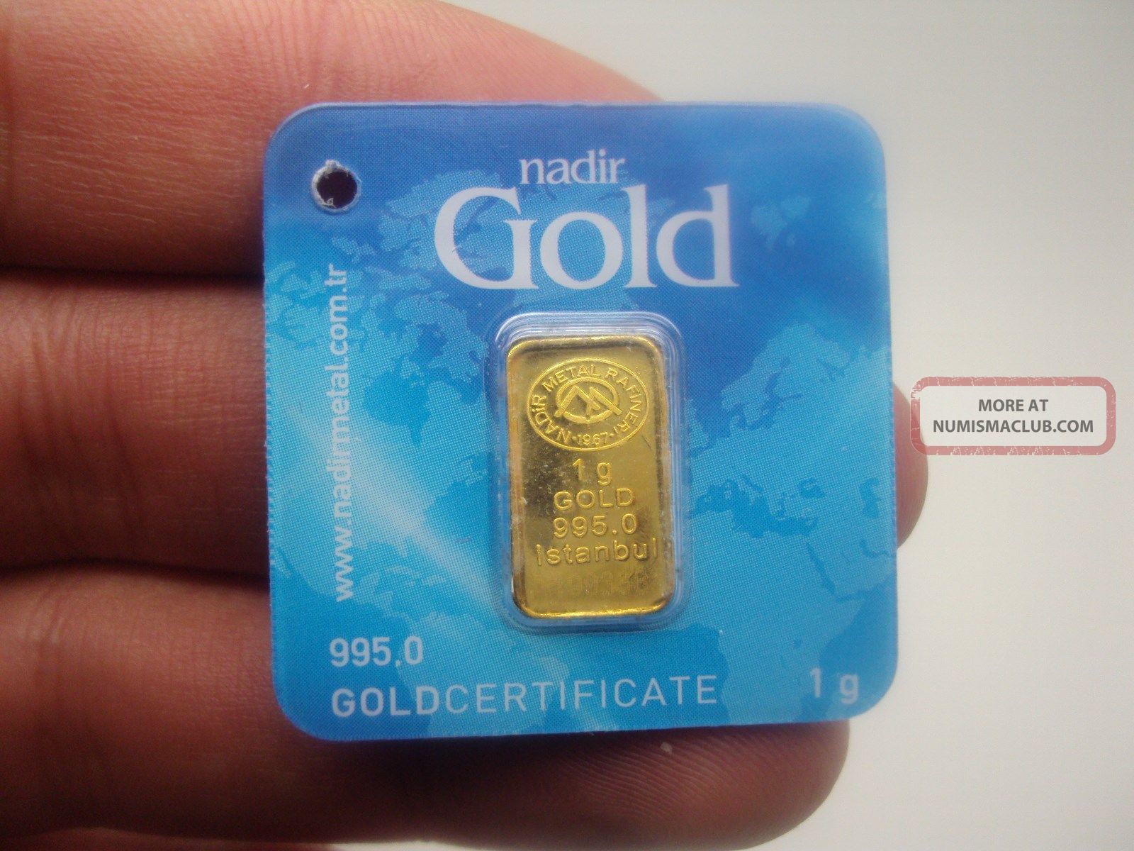 (1 Gram) Fine Gold 995/1000 24 K Gold 1 Gram Lmba Certificate