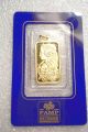 Pamp Suisse Fortuna 15.  85 Grams Rectangel Pendant Pure Gold 999.  9 Gold photo 3