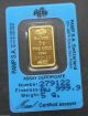 5 Gram Fortuna Pamp Suisse 24k Gold Bar.  9999 279122 Gold photo 1