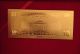 24k Gold $10 Bill Banknote With 1 Gram.  999 Pure Silver Bar 1 Oz Copper Bar Gold photo 2