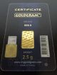 2.  5 Gram Istanbul Refinery Gold Bar.  9999 Or.  9995 Fine Gold photo 1