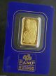 5 Gram Fortuna Pamp Suisse 24k Gold Bar.  9999 368404 Gold photo 1