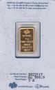 5 Gram Pamp Suisse Gold Bar.  9999 Fine (v2) Gold photo 1