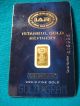 1 G Gram 999.  9 24k Gold Premium Igr / Iar Bullion Bar Ingot Goldgram Refinery Gr Gold photo 4