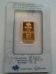 Pamp Suisse 10 Gram 999.  9 Fine Gold Bar W/ Assay Certificate Gold photo 1