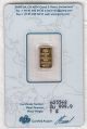 Pamp Suisse 1g Gold Bar In Assay Gold photo 1