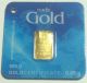 995.  Fine.  05 Grams Solid Gold Certificate Bullion Bar Nadir Great Gift 24k Gold photo 2