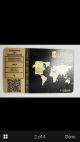 1 Gram 999.  9 Fine Gold Ingot Bar Karatbars Numbered Certified Laminated Card Gold photo 1