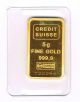 Credit Suisse Liberty 5 Gram Gold Bullion Bar 999.  9 Fine Gold Uncirulated Unc Gold photo 1
