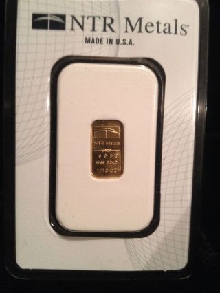 1/10 Oz.  9999 Fine Gold - Ntr Metals - photo