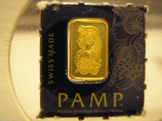 Gold Bar 1 Gram Lady Fortuna Cornucopia Pamp Suisse Multigram.  9999 Bu photo
