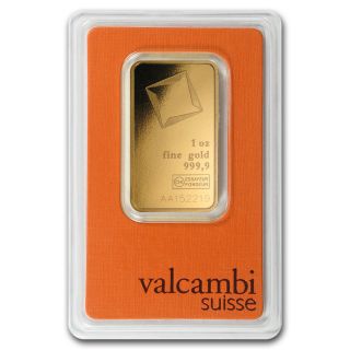 1 Oz Valcambi Gold Bar - Assay Card - Sku 81534 photo