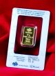10 Gram Pamp Suisse Gold Bar.  9999 Fine 24k Bullion Ingot In Assay Fortuna Gold photo 1