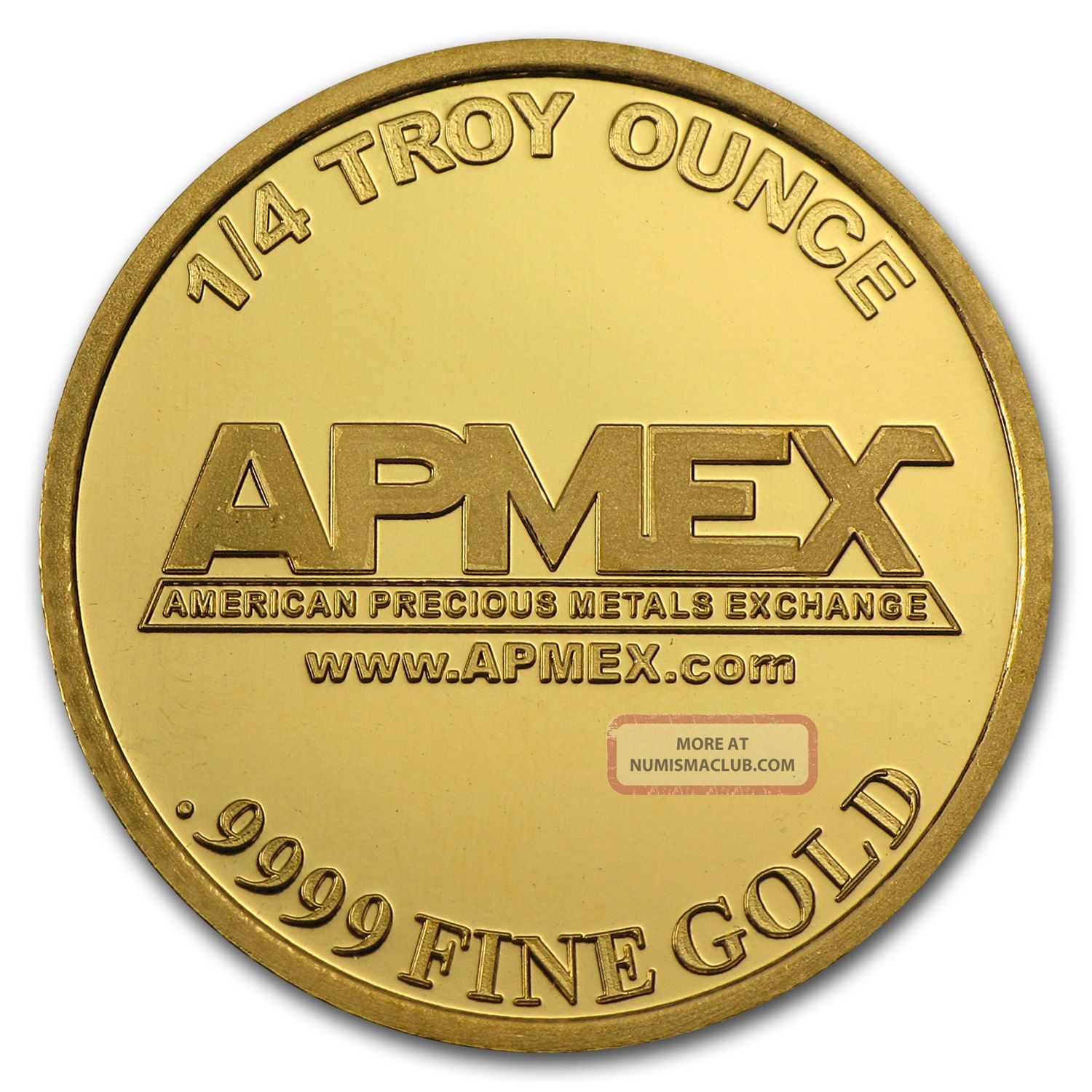 1/4 Oz Apmex Gold Round
